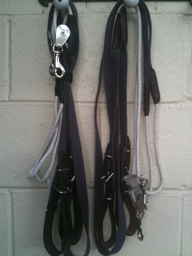 DQ Pulley Draw Reins B&B Saddlery